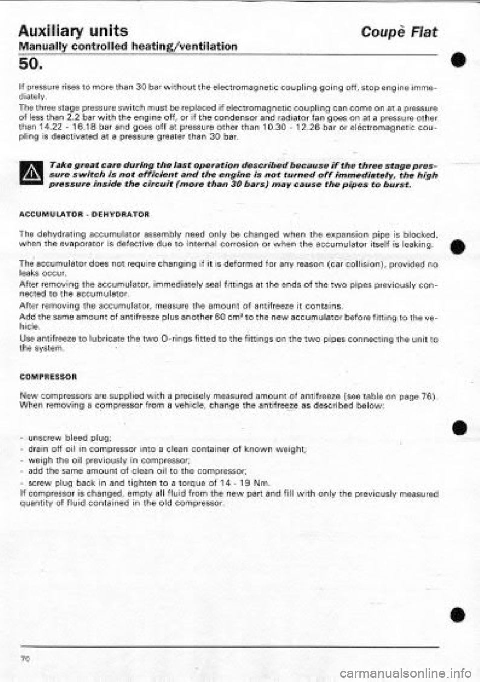 FIAT COUPE 1995  Workshop Manual 
