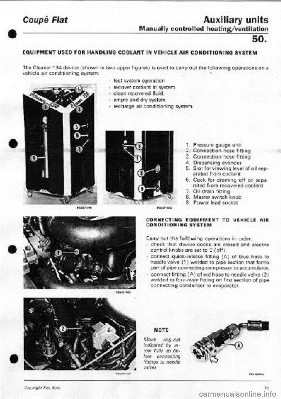 FIAT COUPE 1995  Workshop Manual 