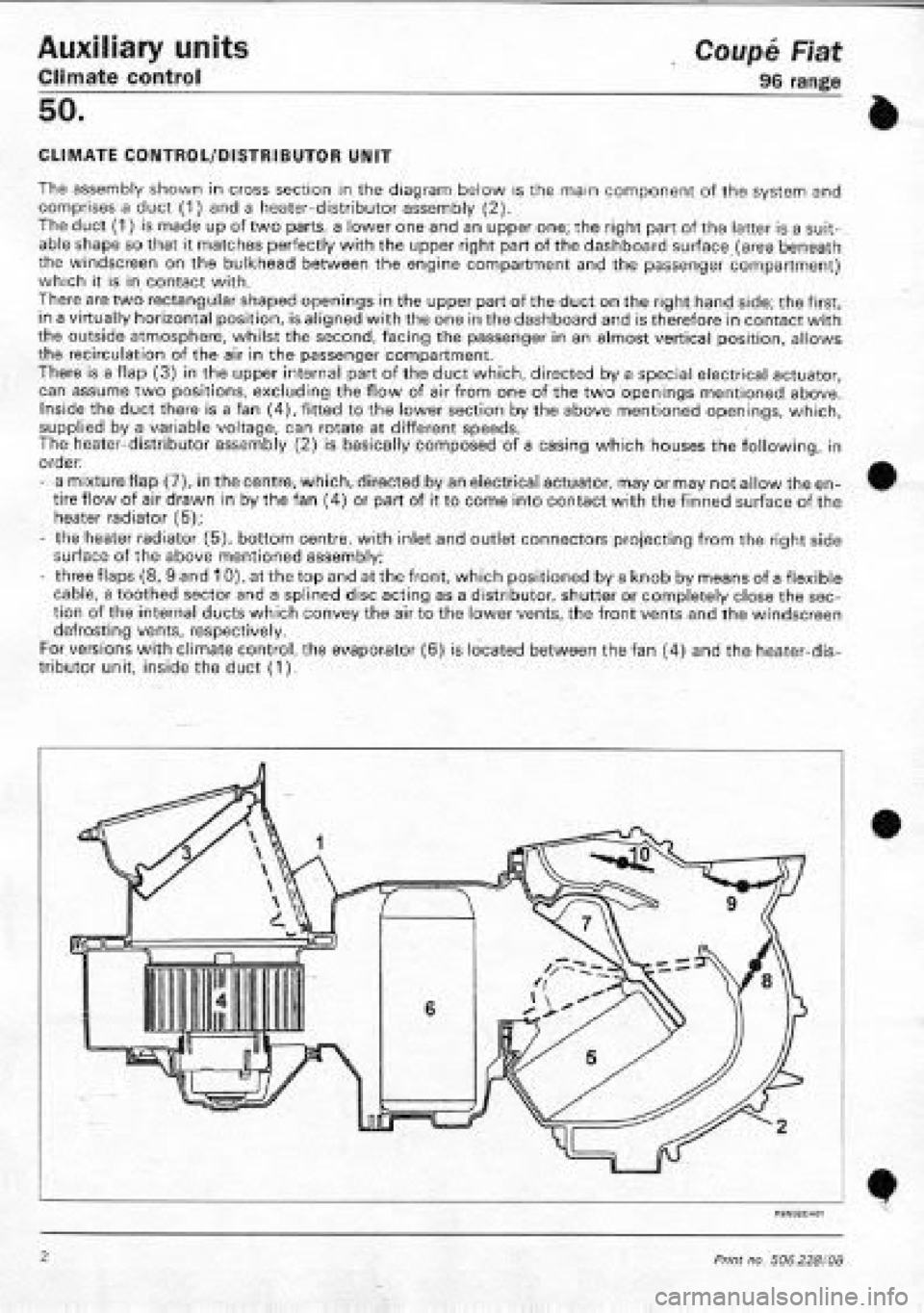 FIAT COUPE 1995  Workshop Manual 