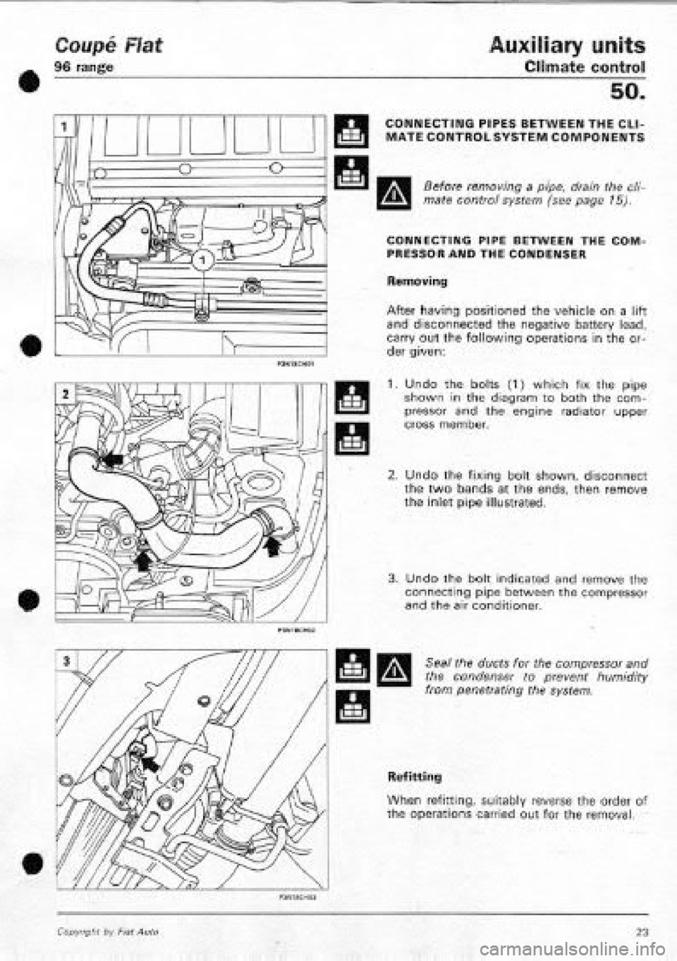 FIAT COUPE 1995  Workshop Manual 