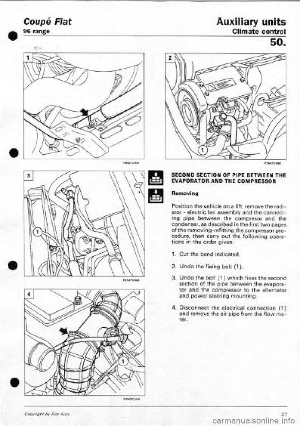 FIAT COUPE 1995  Workshop Manual 