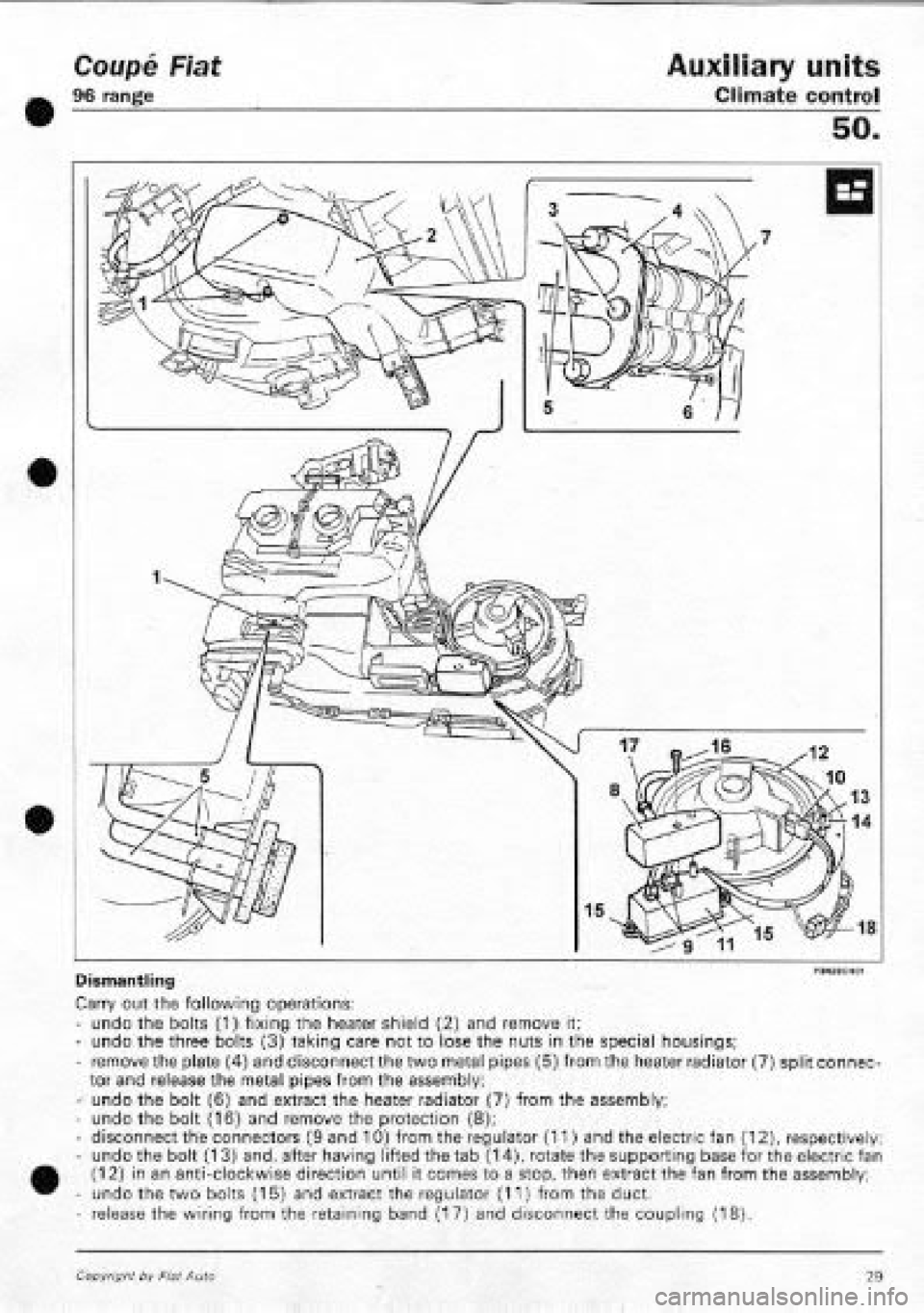 FIAT COUPE 1995  Workshop Manual 