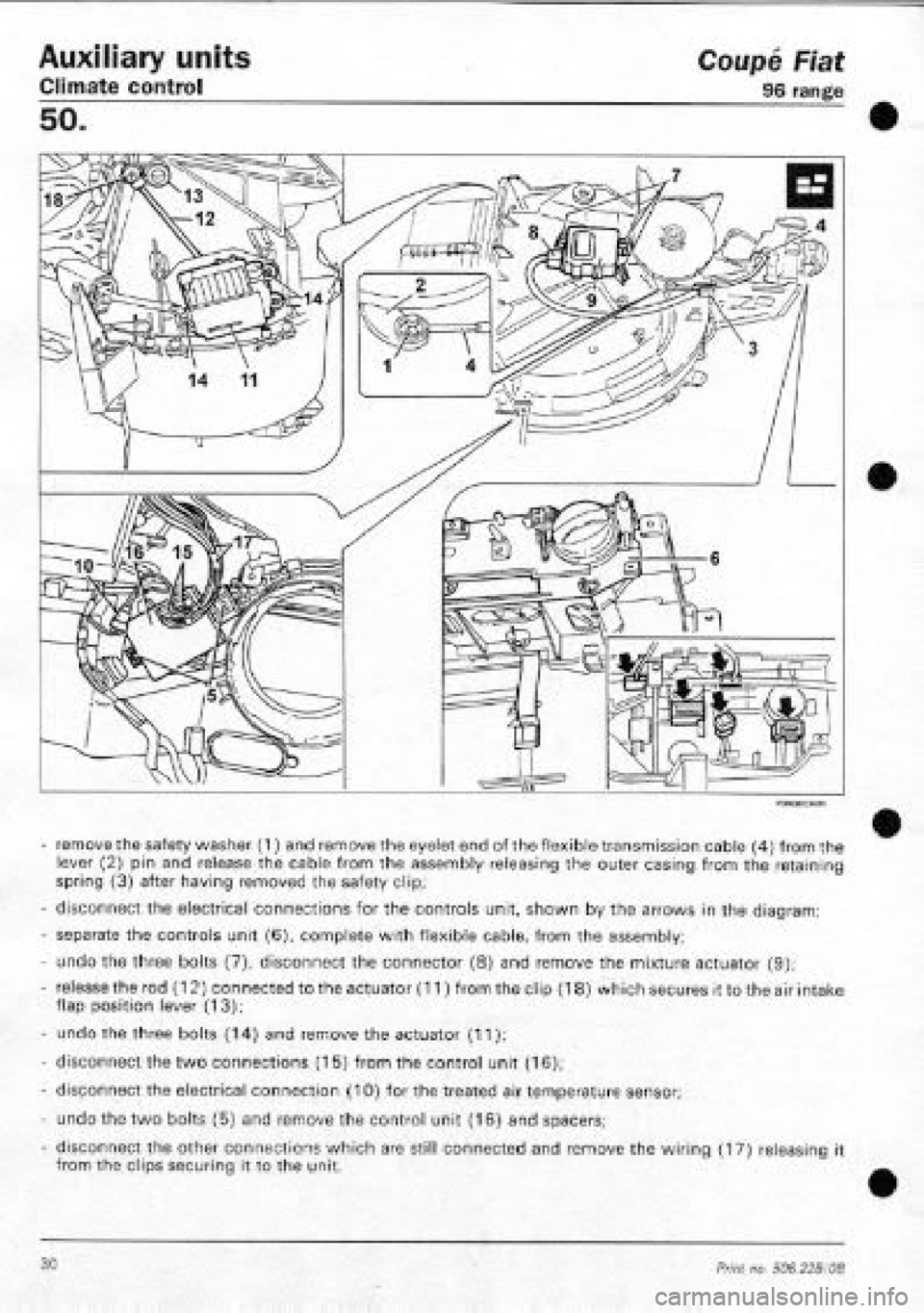 FIAT COUPE 1995  Workshop Manual 