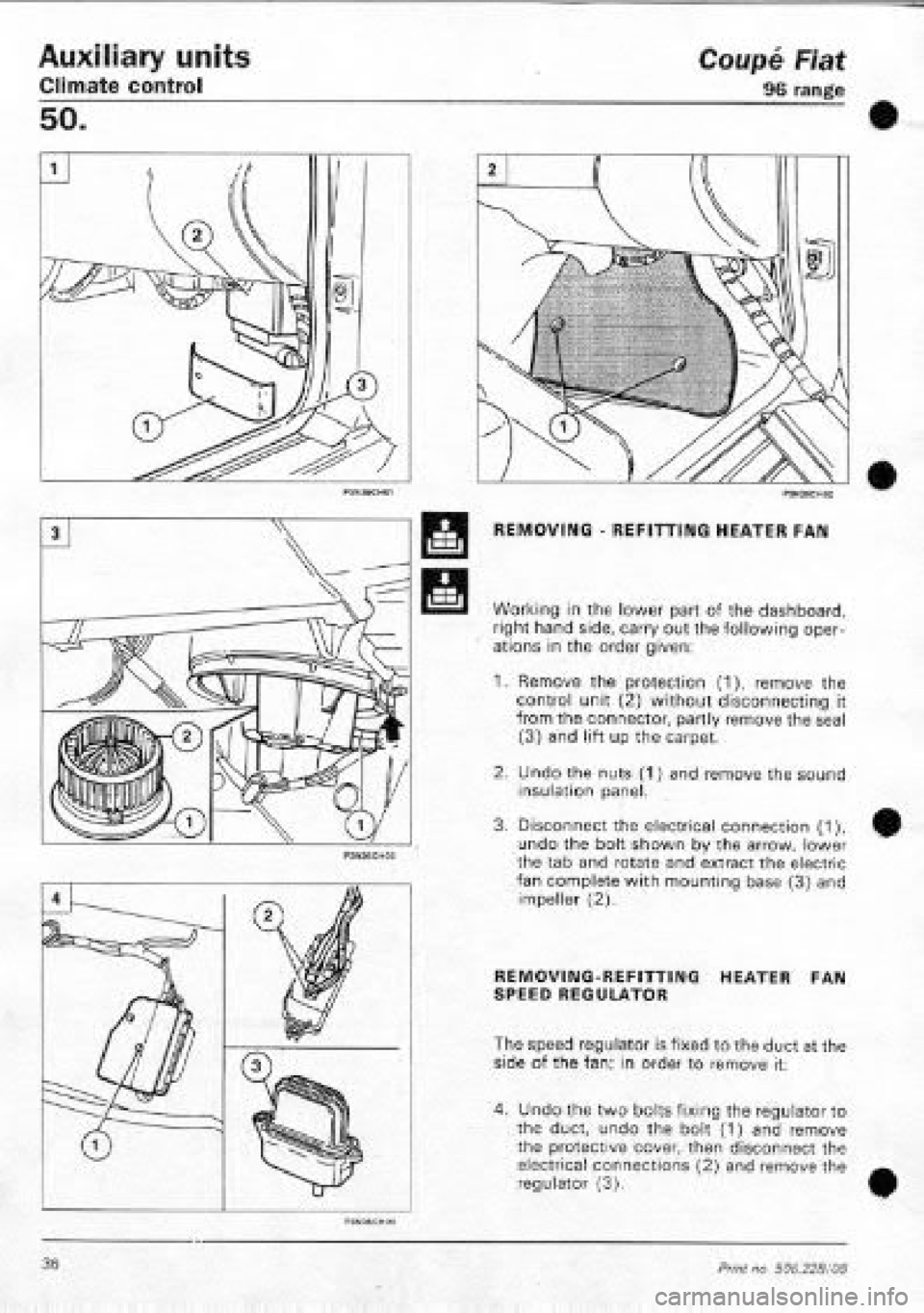 FIAT COUPE 1995  Workshop Manual 