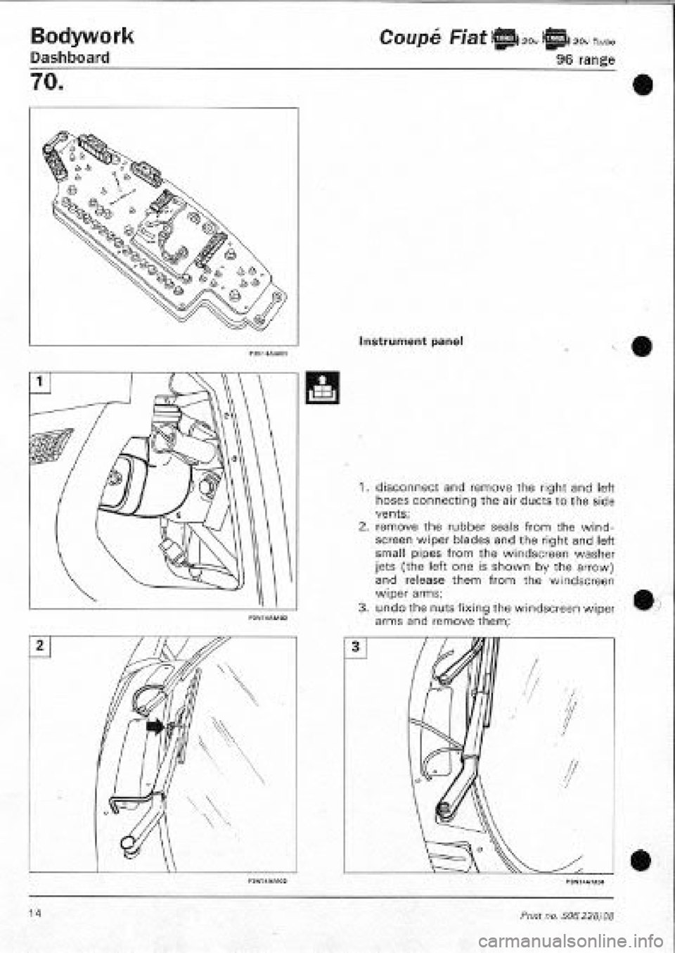 FIAT COUPE 1995  Workshop Manual 