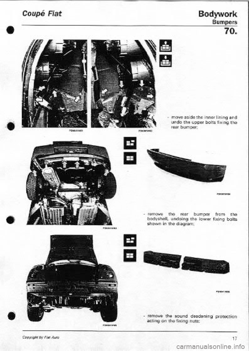 FIAT COUPE 1995  Workshop Manual 