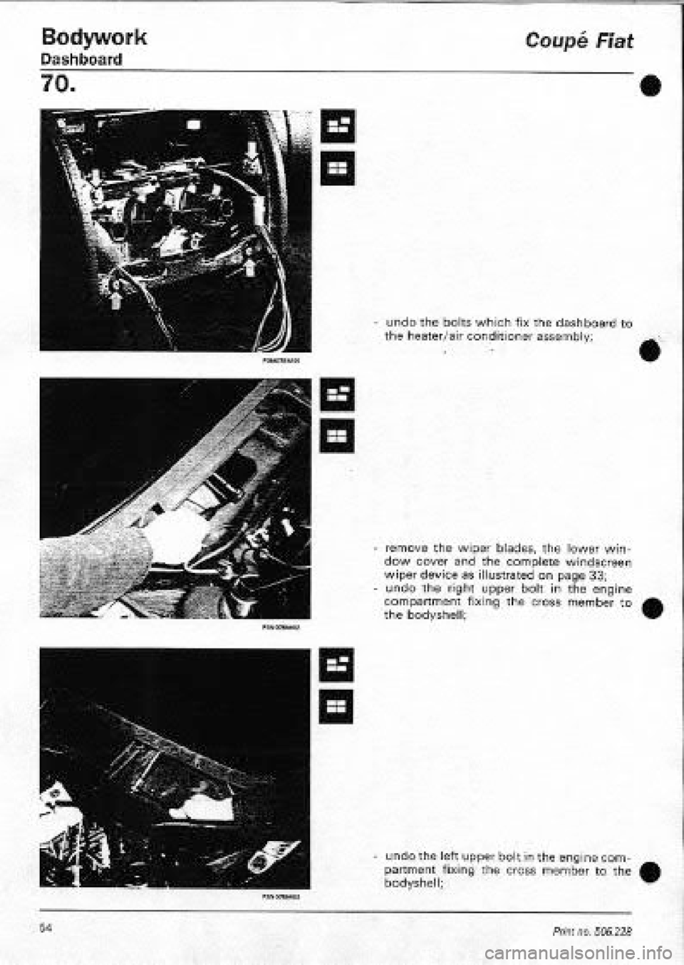 FIAT COUPE 1995  Workshop Manual 