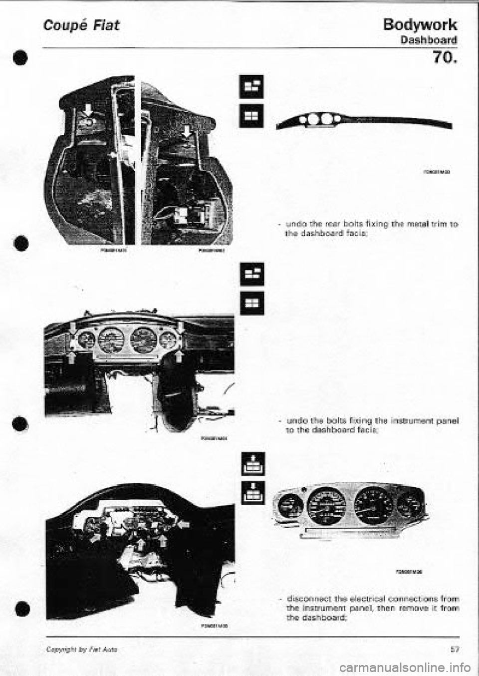 FIAT COUPE 1995  Workshop Manual 