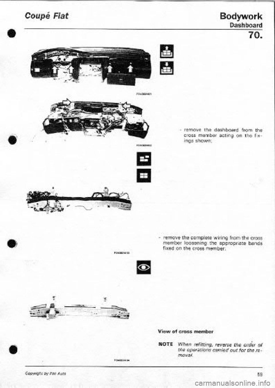 FIAT COUPE 1995  Workshop Manual 