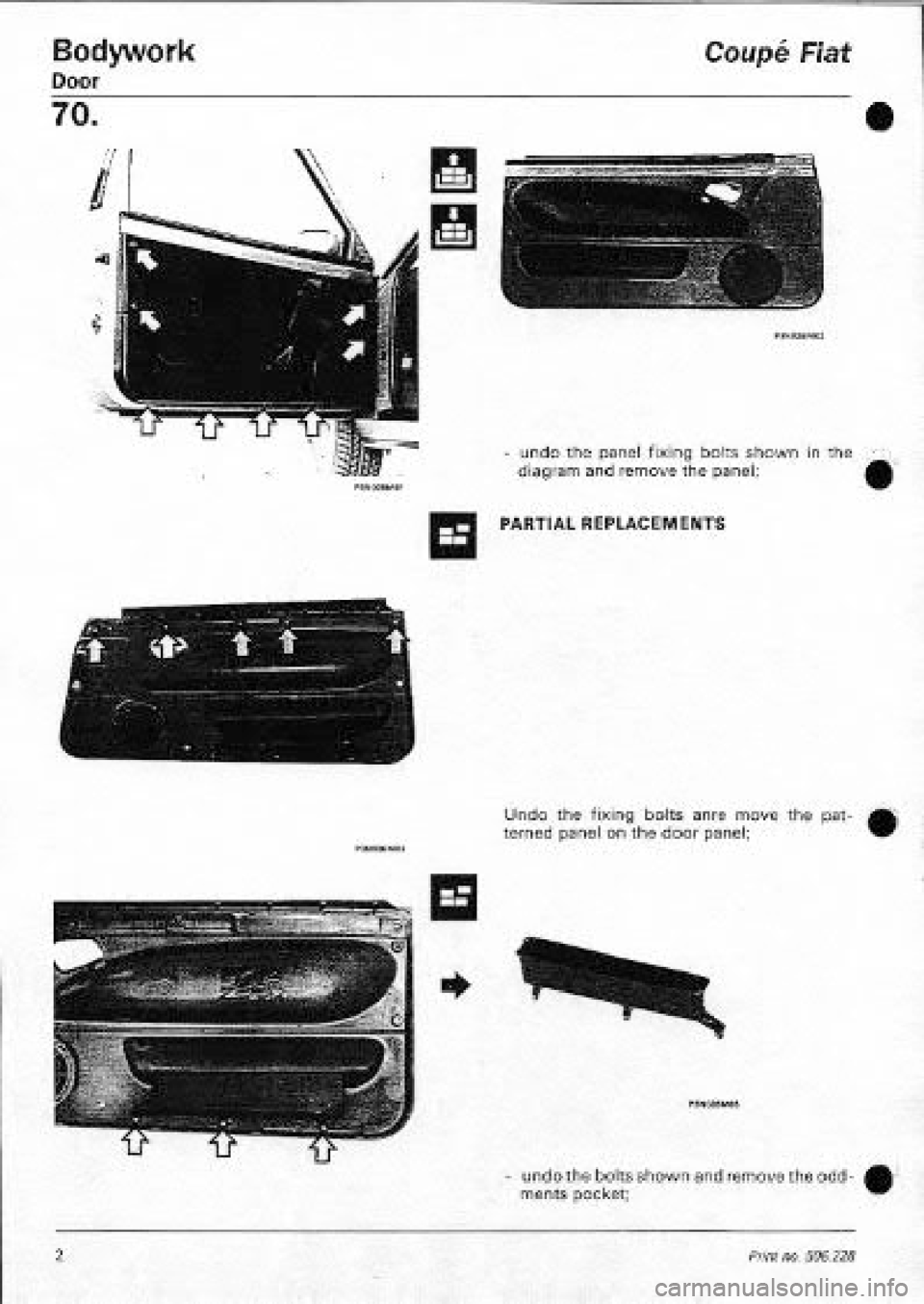FIAT COUPE 1995  Workshop Manual 