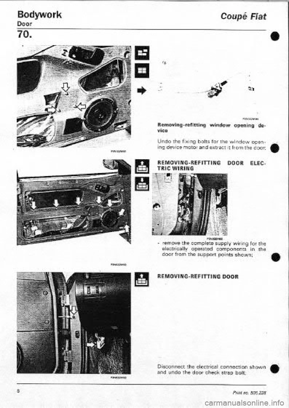 FIAT COUPE 1995  Workshop Manual 
