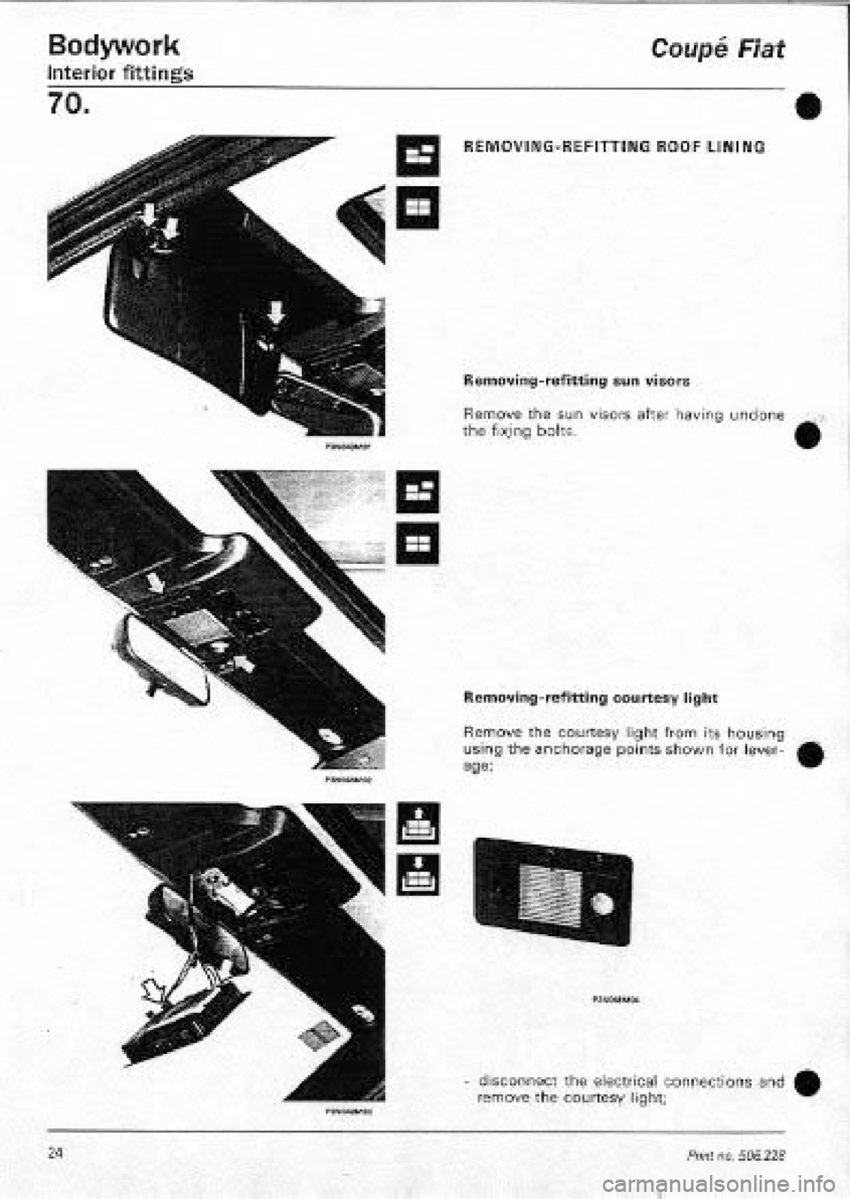 FIAT COUPE 1995  Workshop Manual 