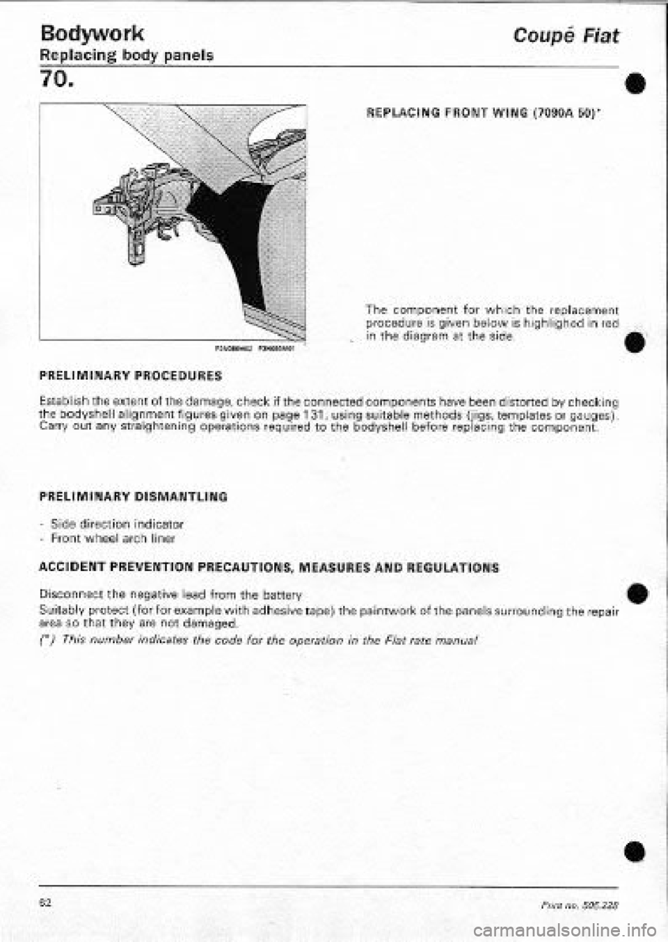 FIAT COUPE 1995  Workshop Manual 