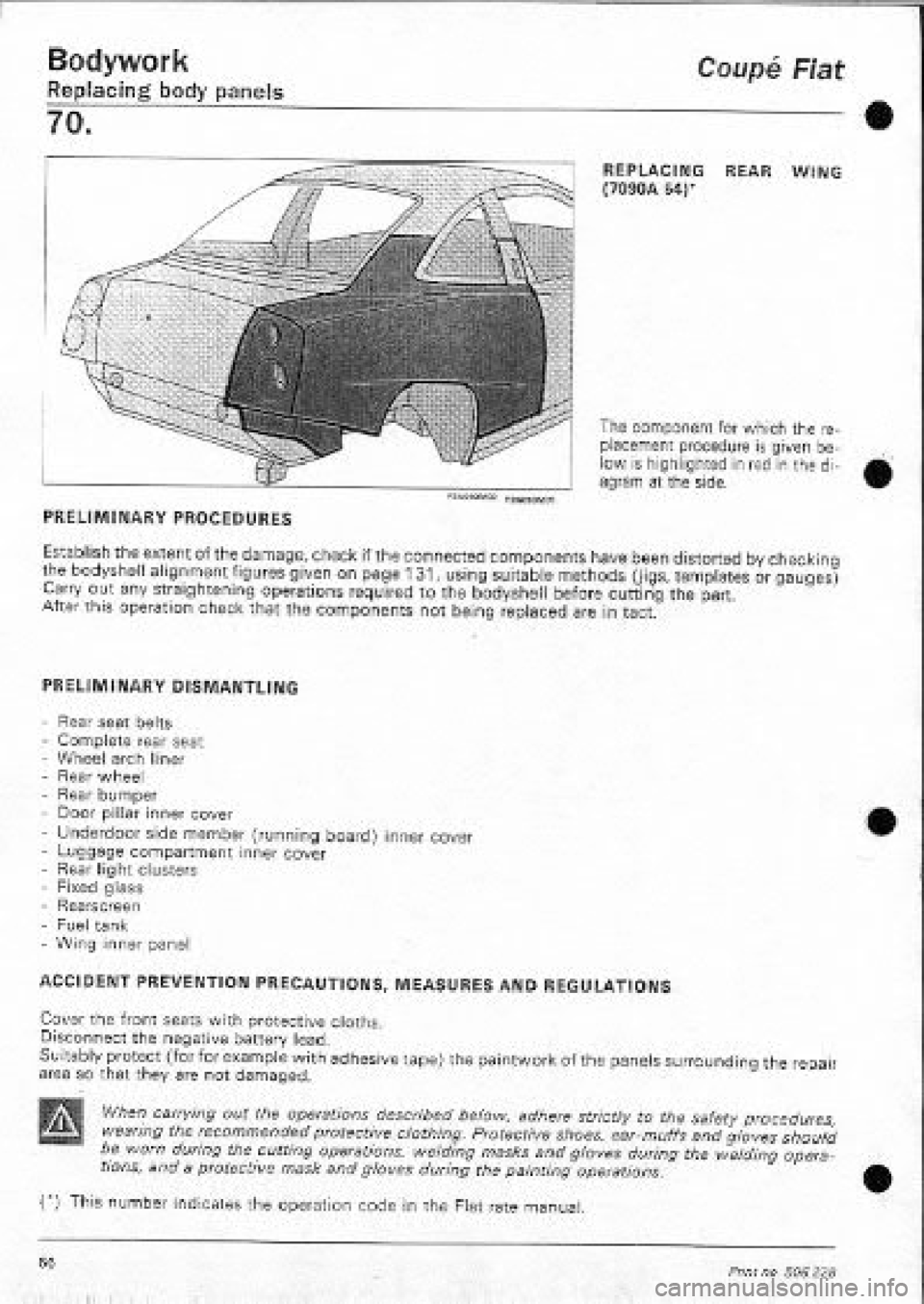 FIAT COUPE 1995  Workshop Manual 