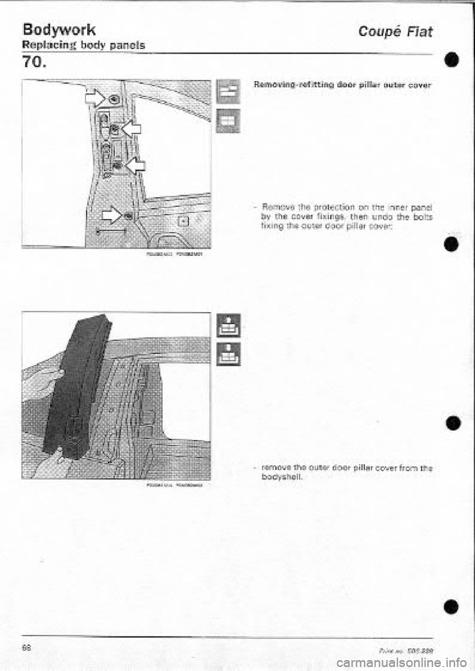 FIAT COUPE 1995  Workshop Manual 