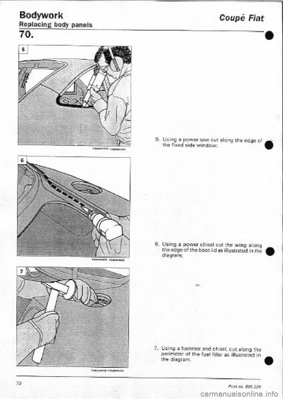 FIAT COUPE 1995  Workshop Manual 