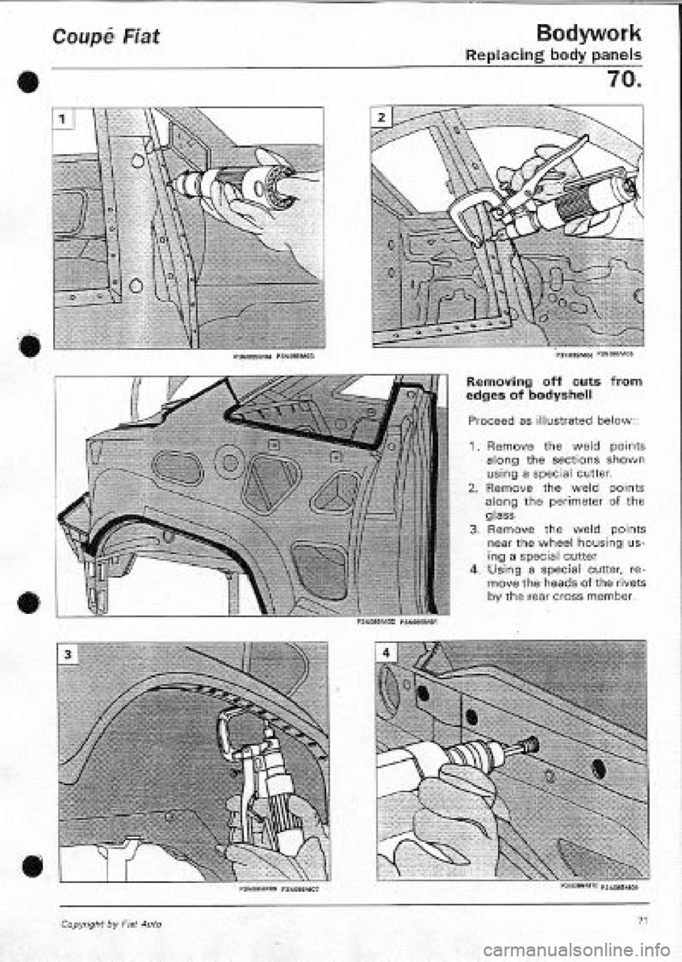 FIAT COUPE 1995  Workshop Manual 