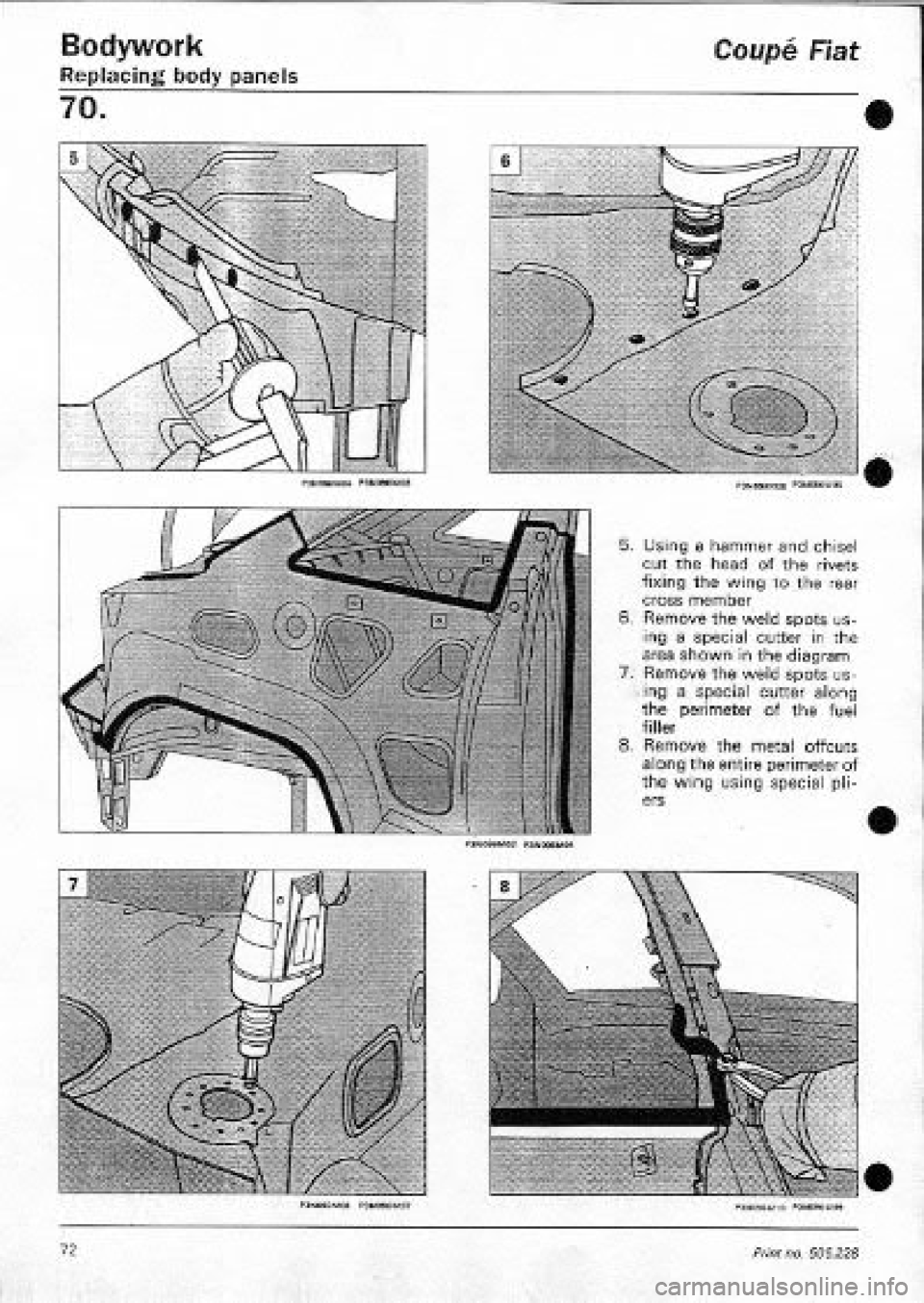FIAT COUPE 1995  Workshop Manual 