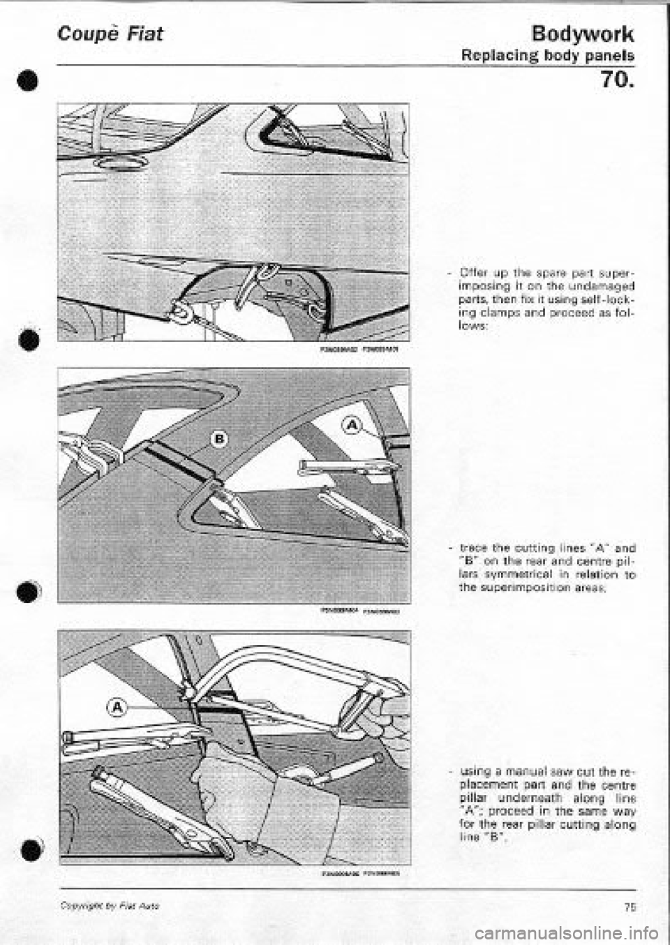 FIAT COUPE 1995  Workshop Manual 