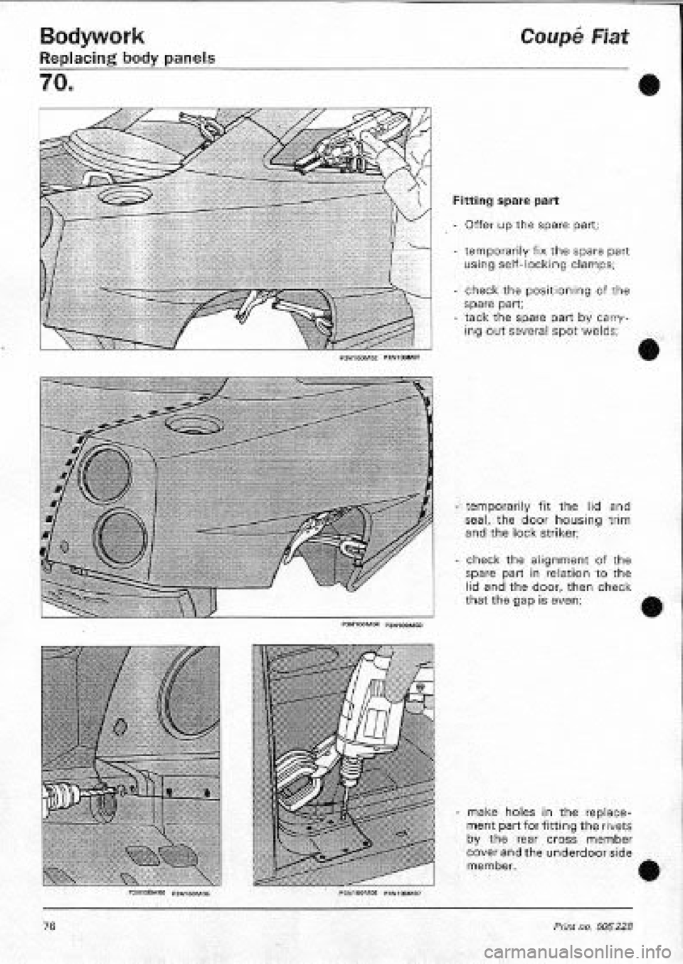 FIAT COUPE 1995  Workshop Manual 