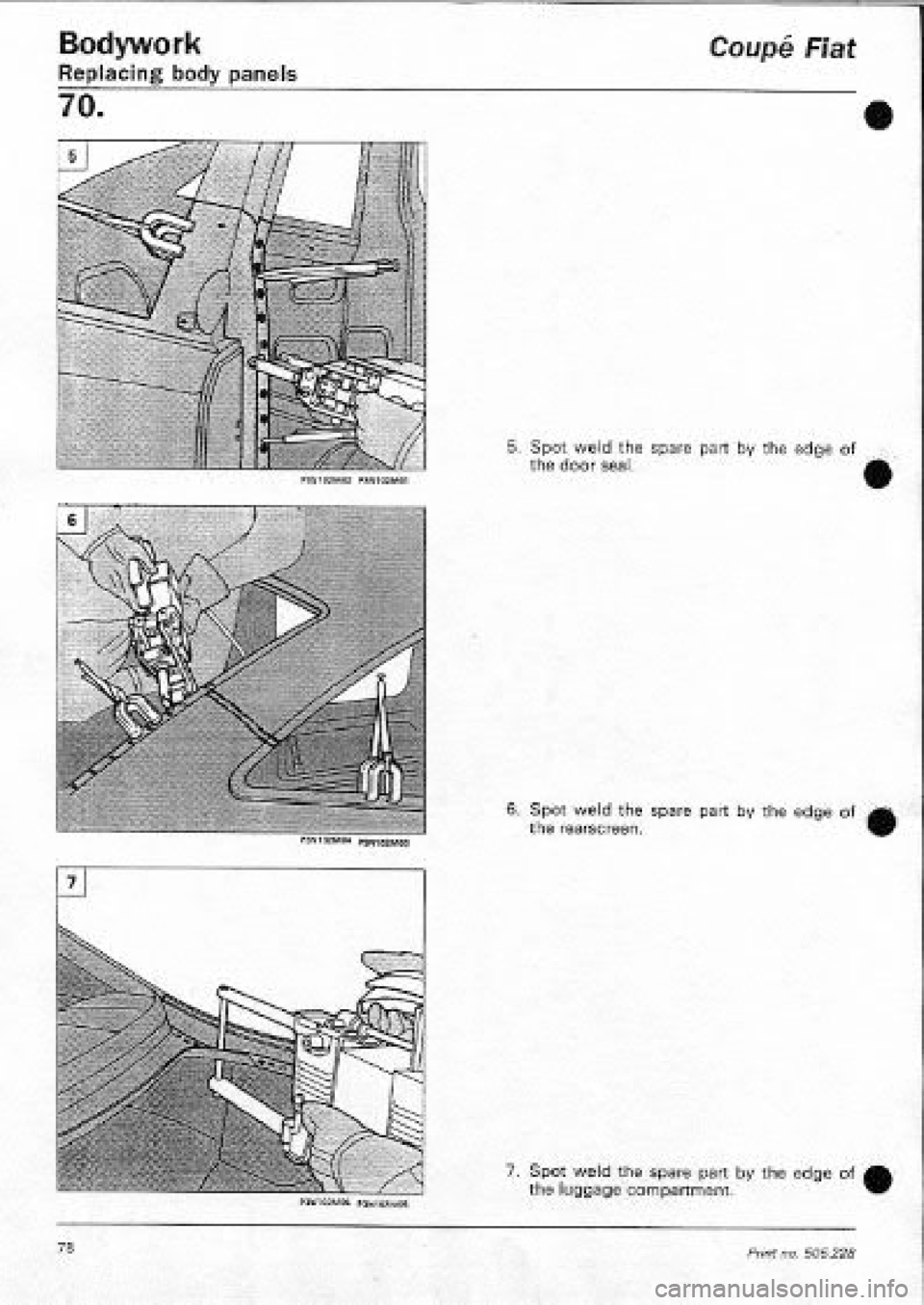 FIAT COUPE 1995  Workshop Manual 