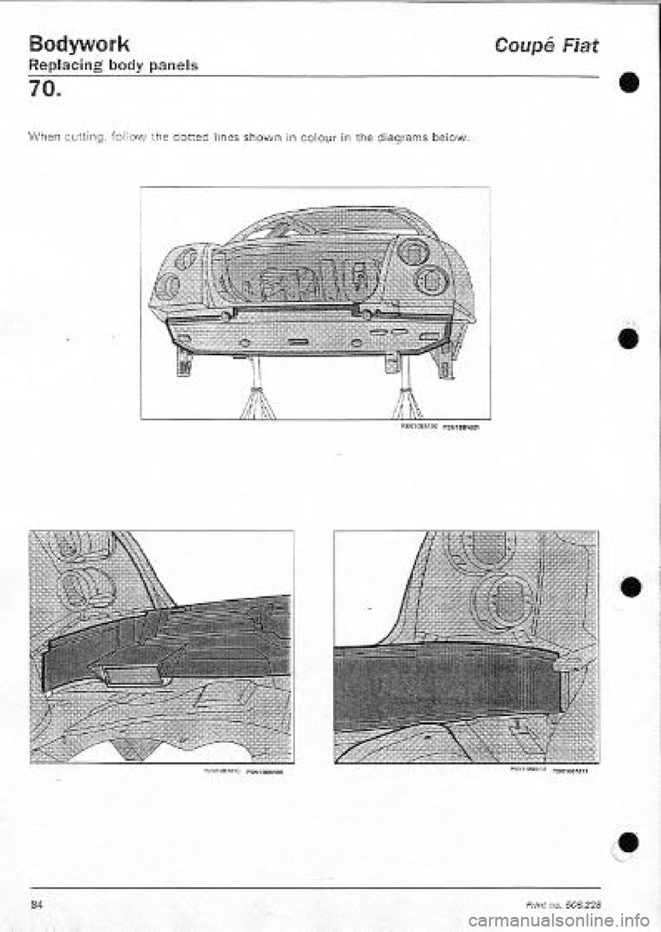 FIAT COUPE 1995  Workshop Manual 