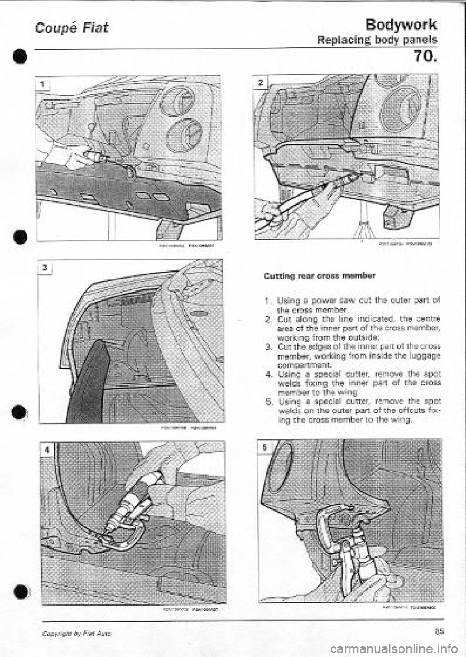 FIAT COUPE 1995  Workshop Manual 