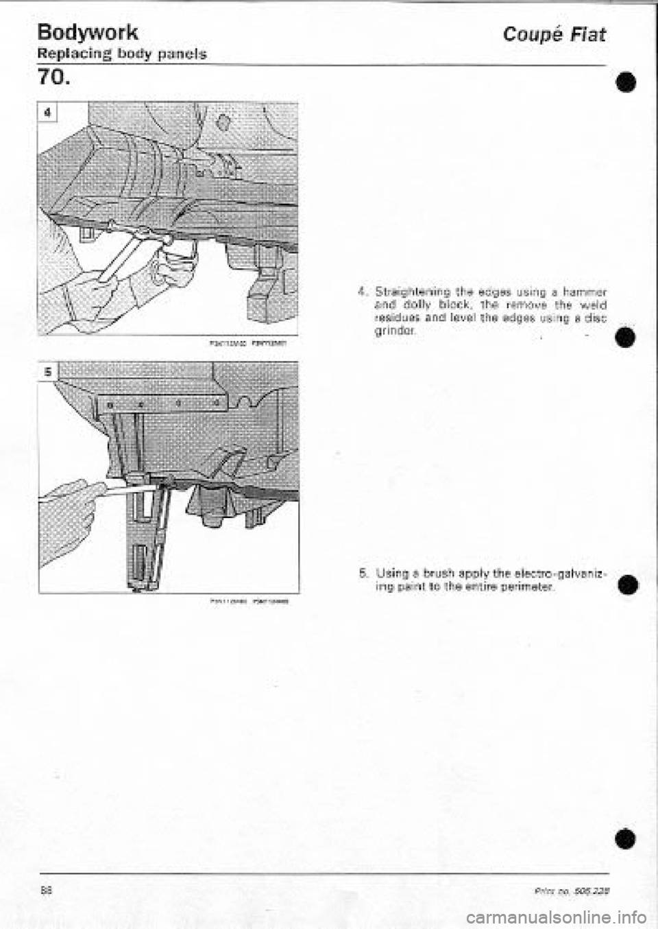 FIAT COUPE 1995  Workshop Manual 