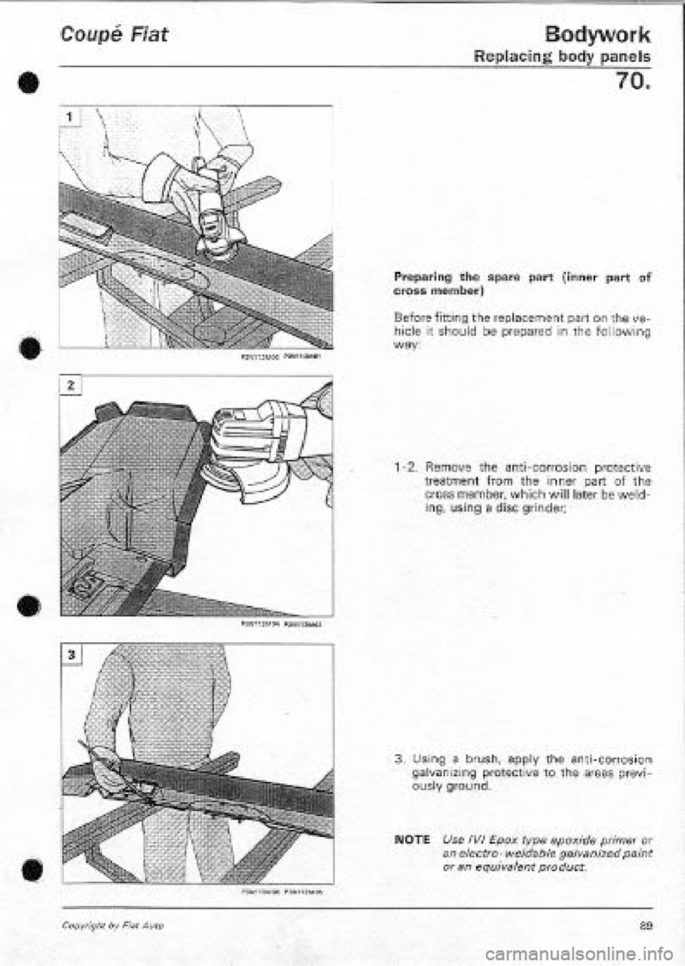 FIAT COUPE 1995  Workshop Manual 