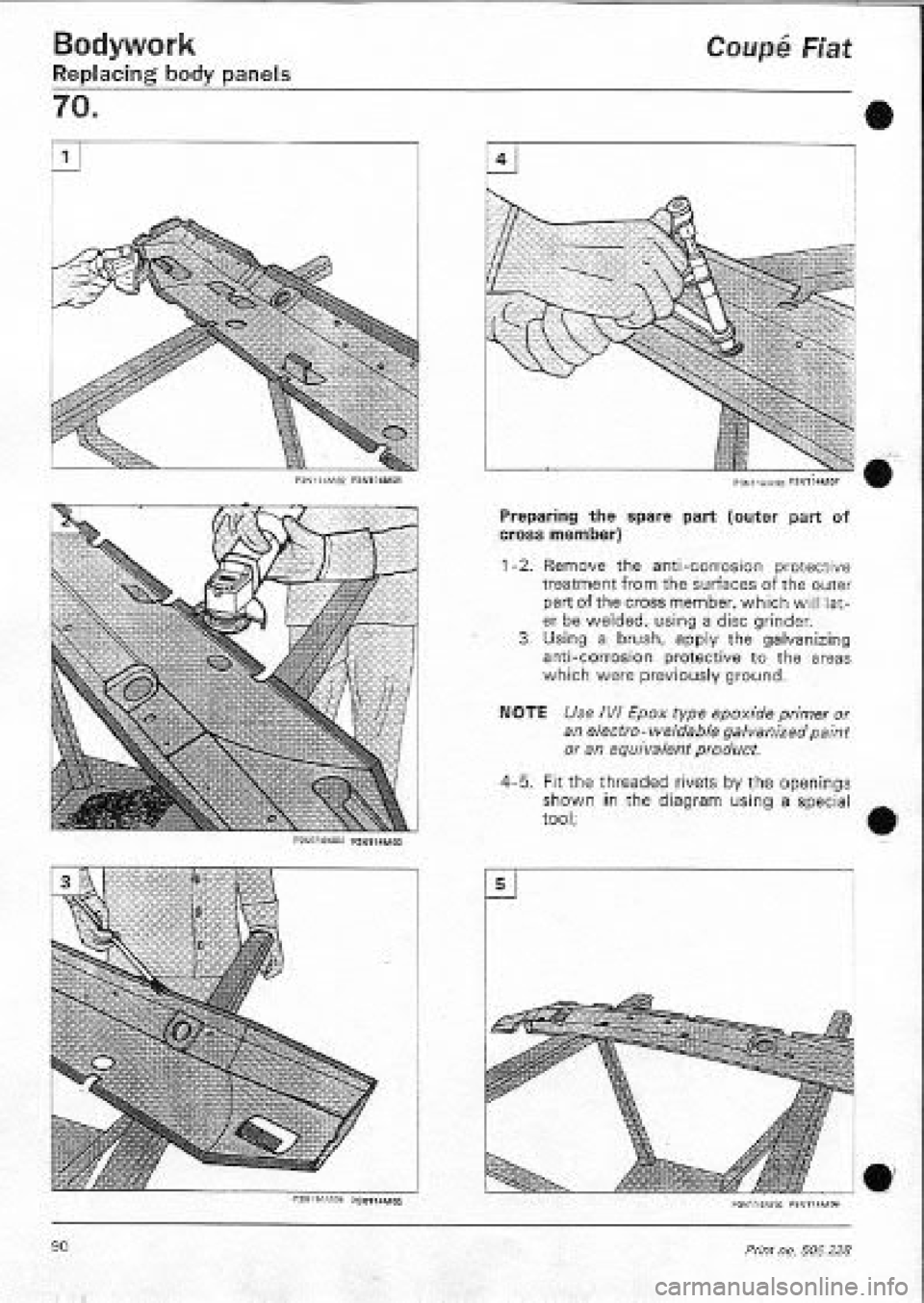 FIAT COUPE 1995  Workshop Manual 