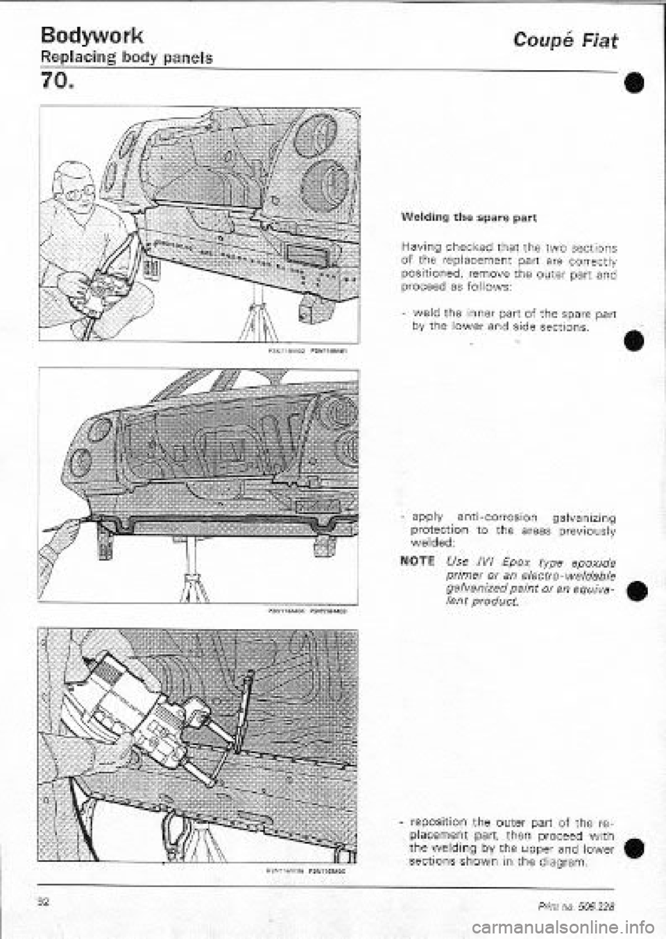 FIAT COUPE 1995  Workshop Manual 