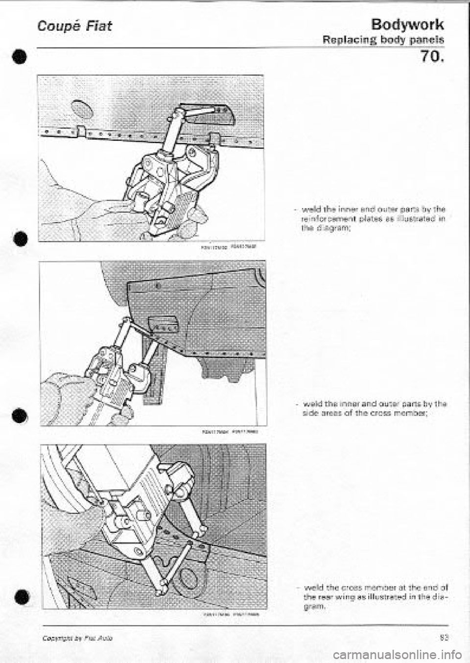 FIAT COUPE 1995  Workshop Manual 