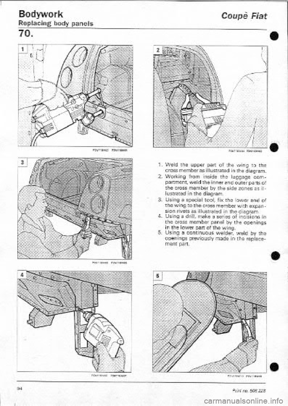 FIAT COUPE 1995  Workshop Manual 