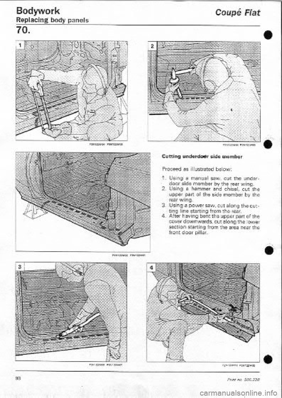 FIAT COUPE 1995  Workshop Manual 