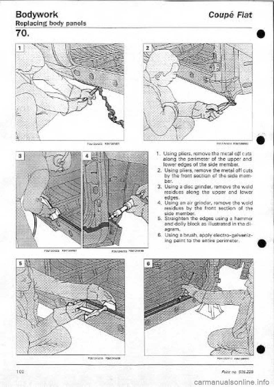 FIAT COUPE 1995  Workshop Manual 