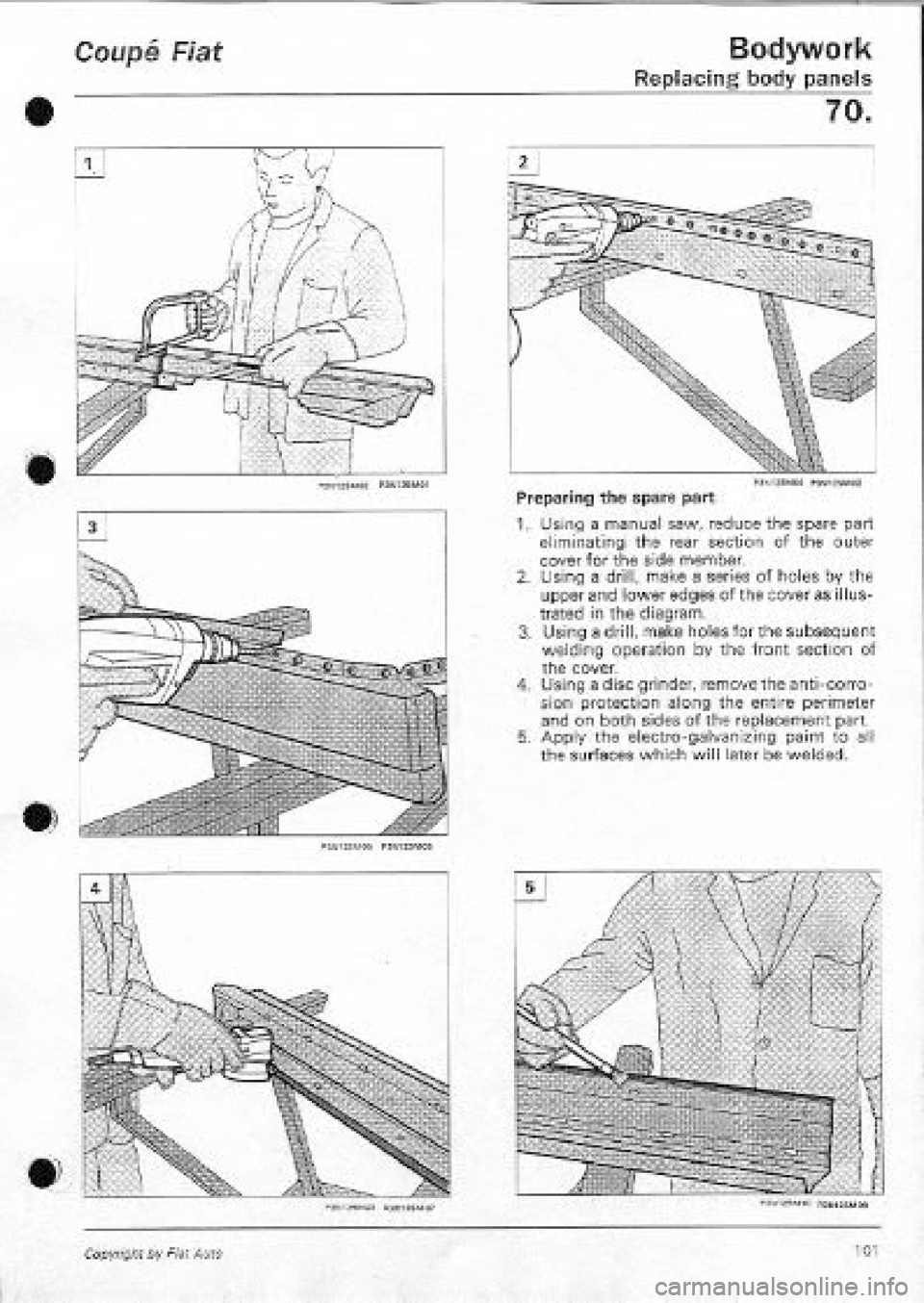 FIAT COUPE 1995  Workshop Manual 