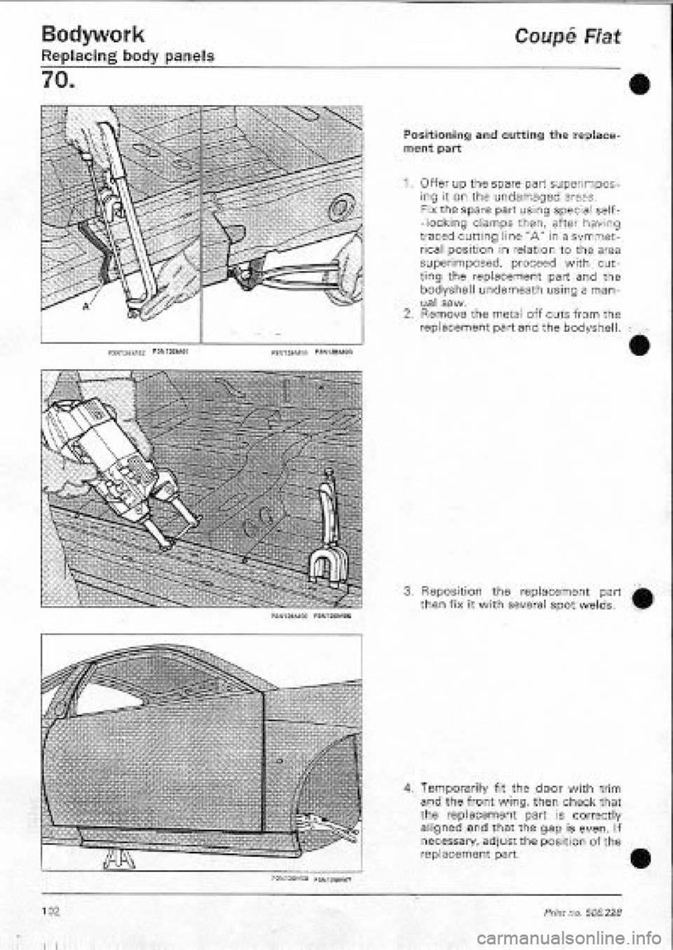 FIAT COUPE 1995  Workshop Manual 