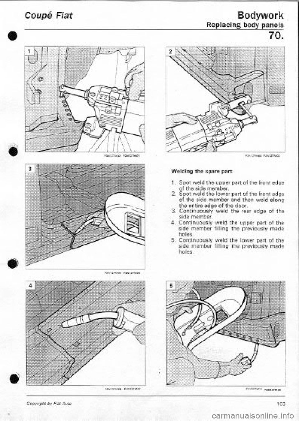 FIAT COUPE 1995  Workshop Manual 