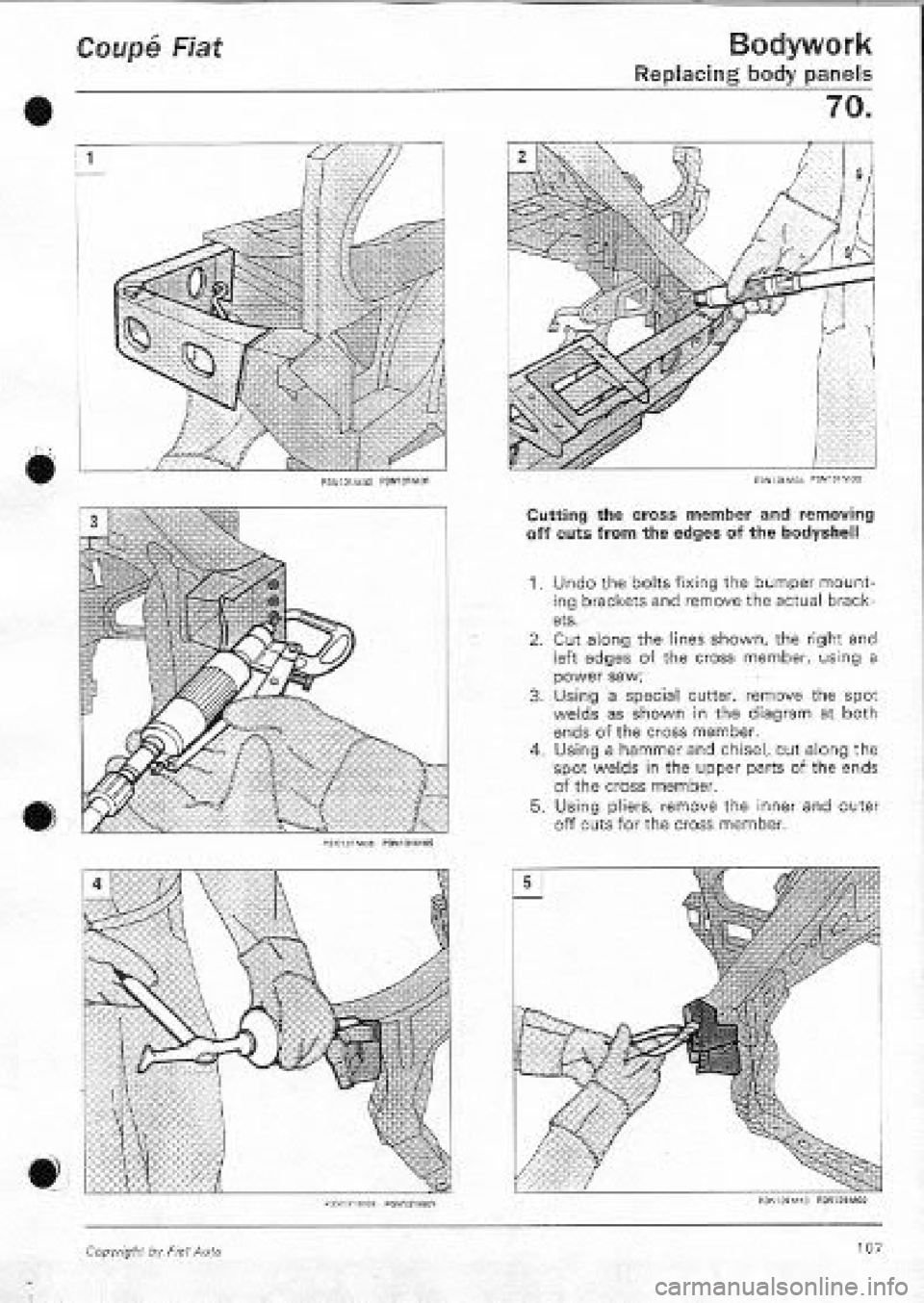 FIAT COUPE 1995  Workshop Manual 