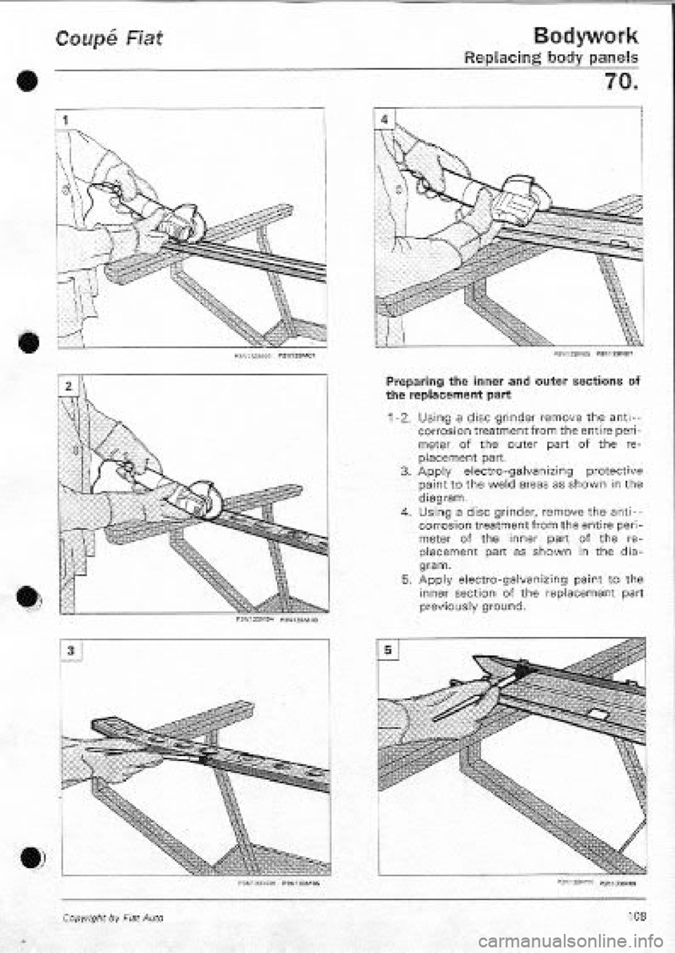 FIAT COUPE 1995  Workshop Manual 