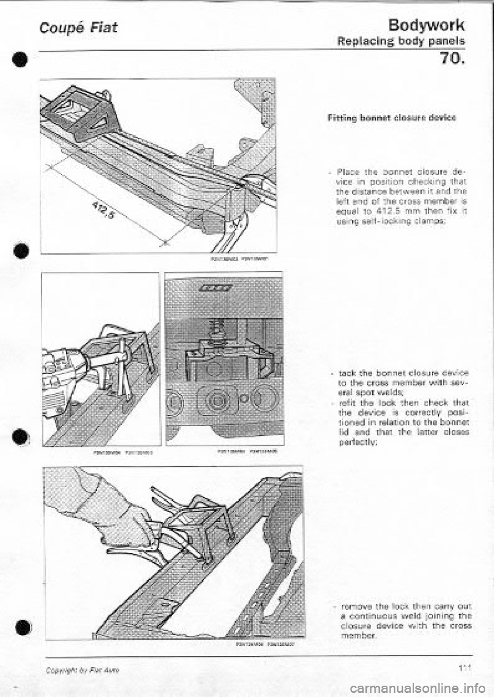 FIAT COUPE 1995  Workshop Manual 