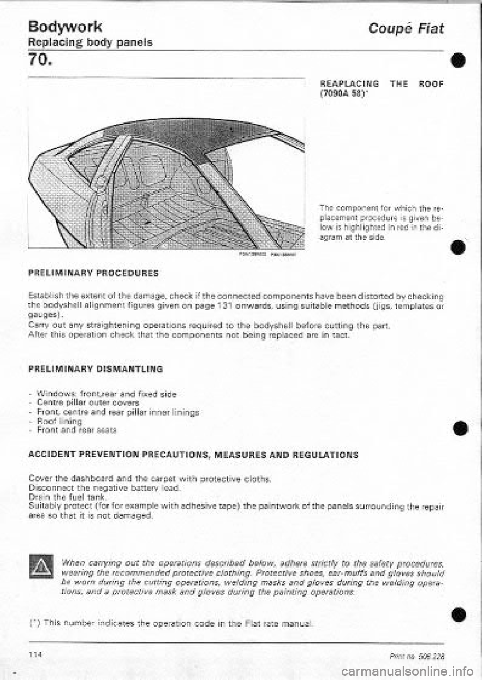FIAT COUPE 1995  Workshop Manual 