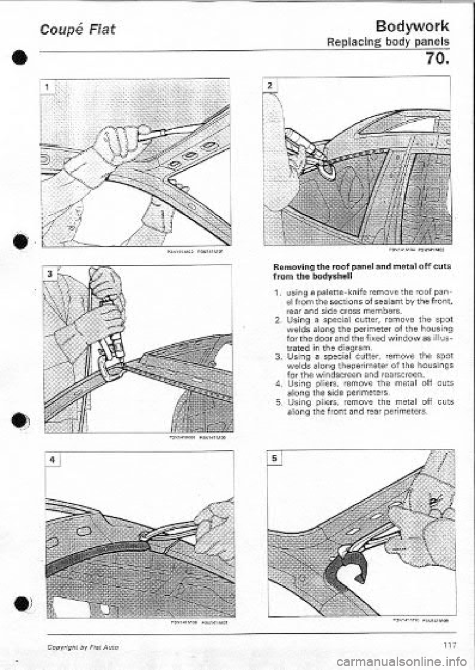 FIAT COUPE 1995  Workshop Manual 