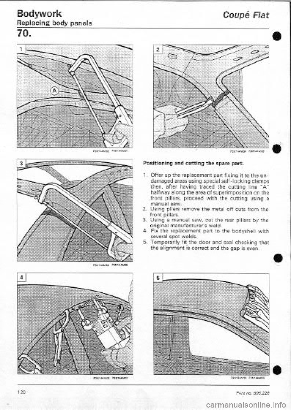 FIAT COUPE 1995  Workshop Manual 