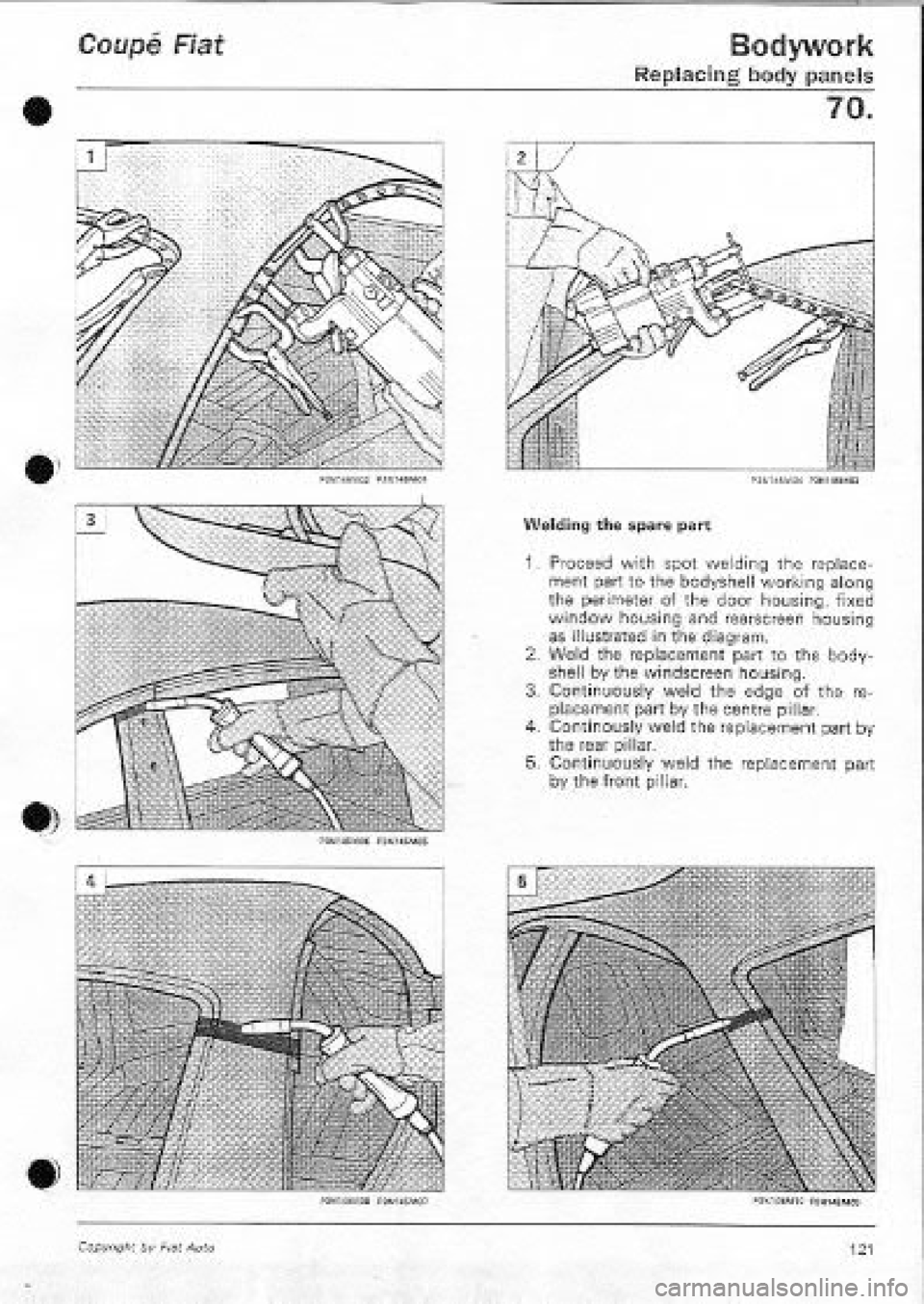 FIAT COUPE 1995  Workshop Manual 