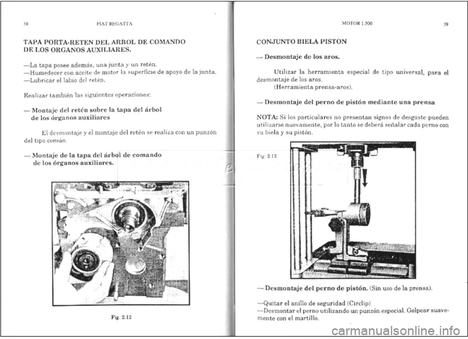 FIAT REGATA 1987  Service Repair Manual 