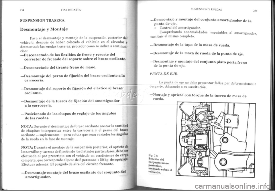 FIAT REGATA 1987  Service Repair Manual 