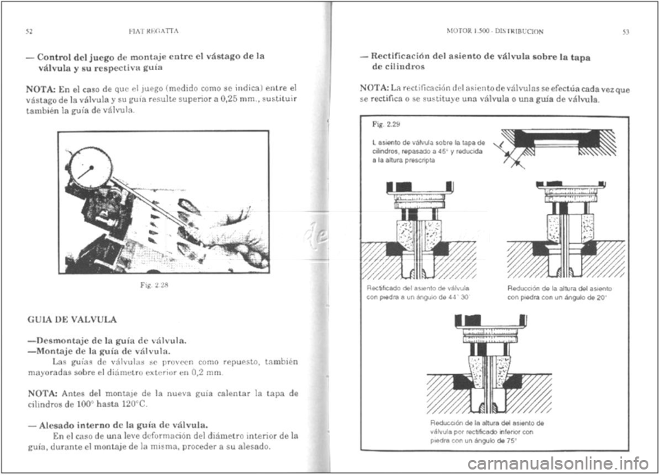 FIAT REGATA 1987  Service Repair Manual 