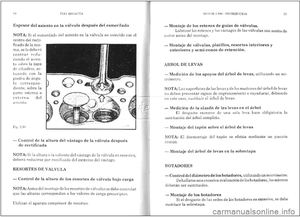 FIAT REGATA 1987  Service Repair Manual 