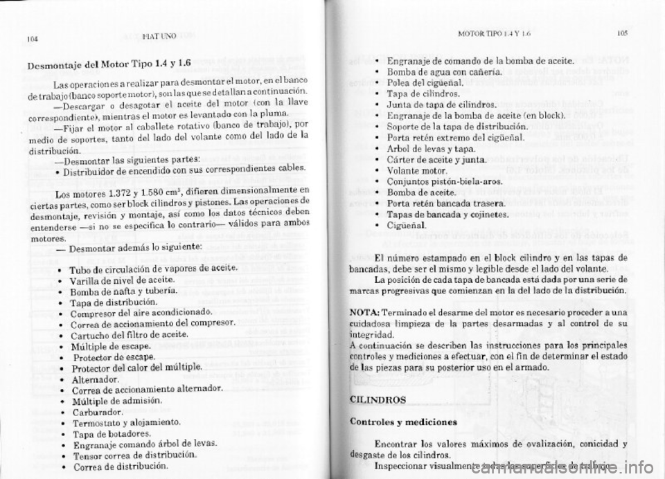 FIAT REGATA 1987  Service Repair Manual 